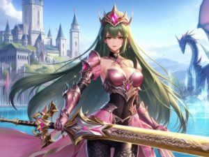Golden Sword Princess Adventure Arcade Game