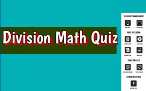 Division Math Quiz Game - Online Division Practice Puzzle - Educational Puzzle Game