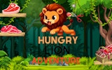 Hungry Lion's Feast: Rope Cutting Puzzle Game