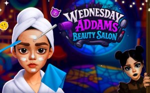 Wednesday Addams Beauty Salon Online Dress Up Game