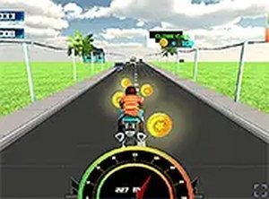 Traffic Swerve Motorcycle Run